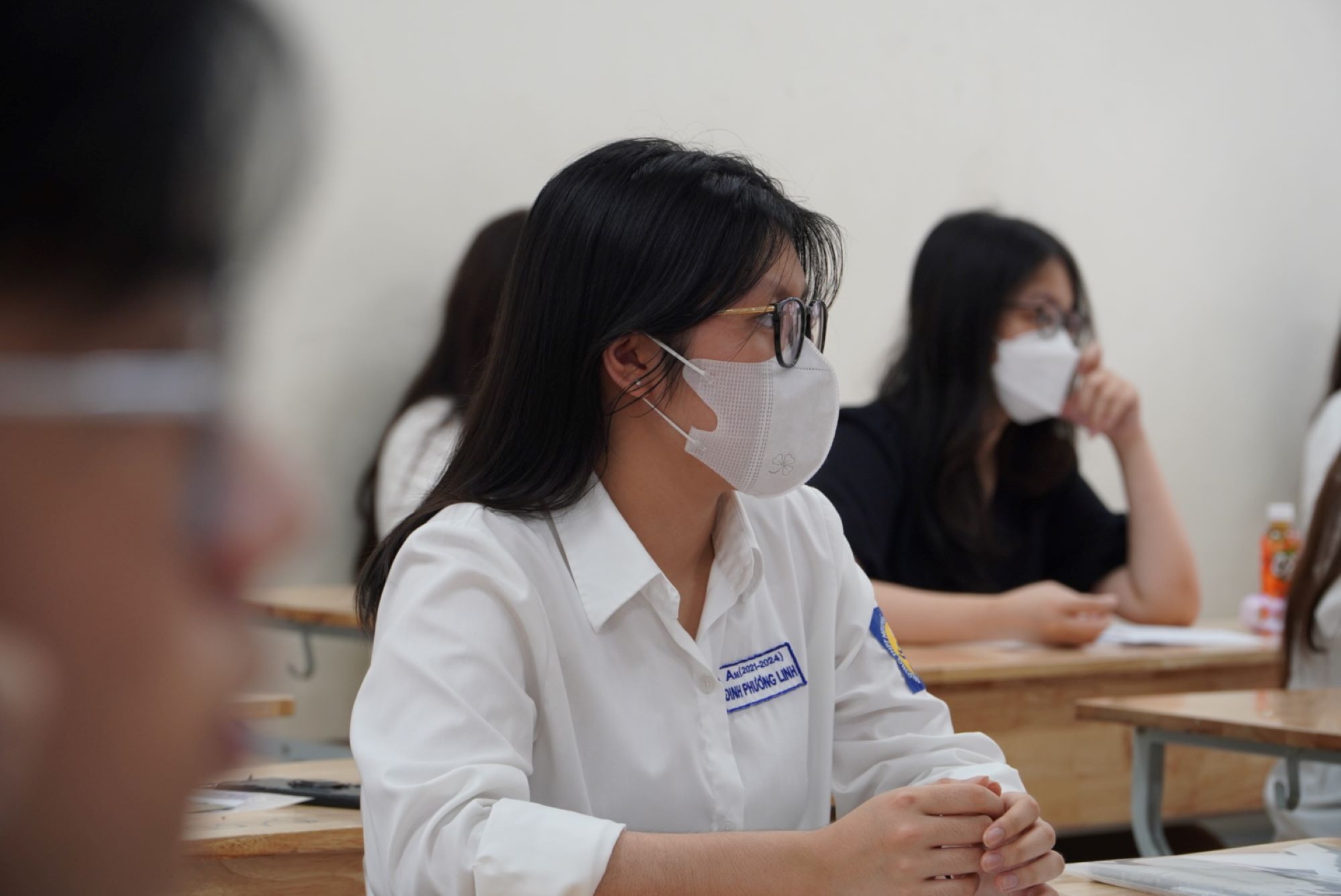 Candidates taking the 2024 high school graduation exam. Photo: Tuong Van