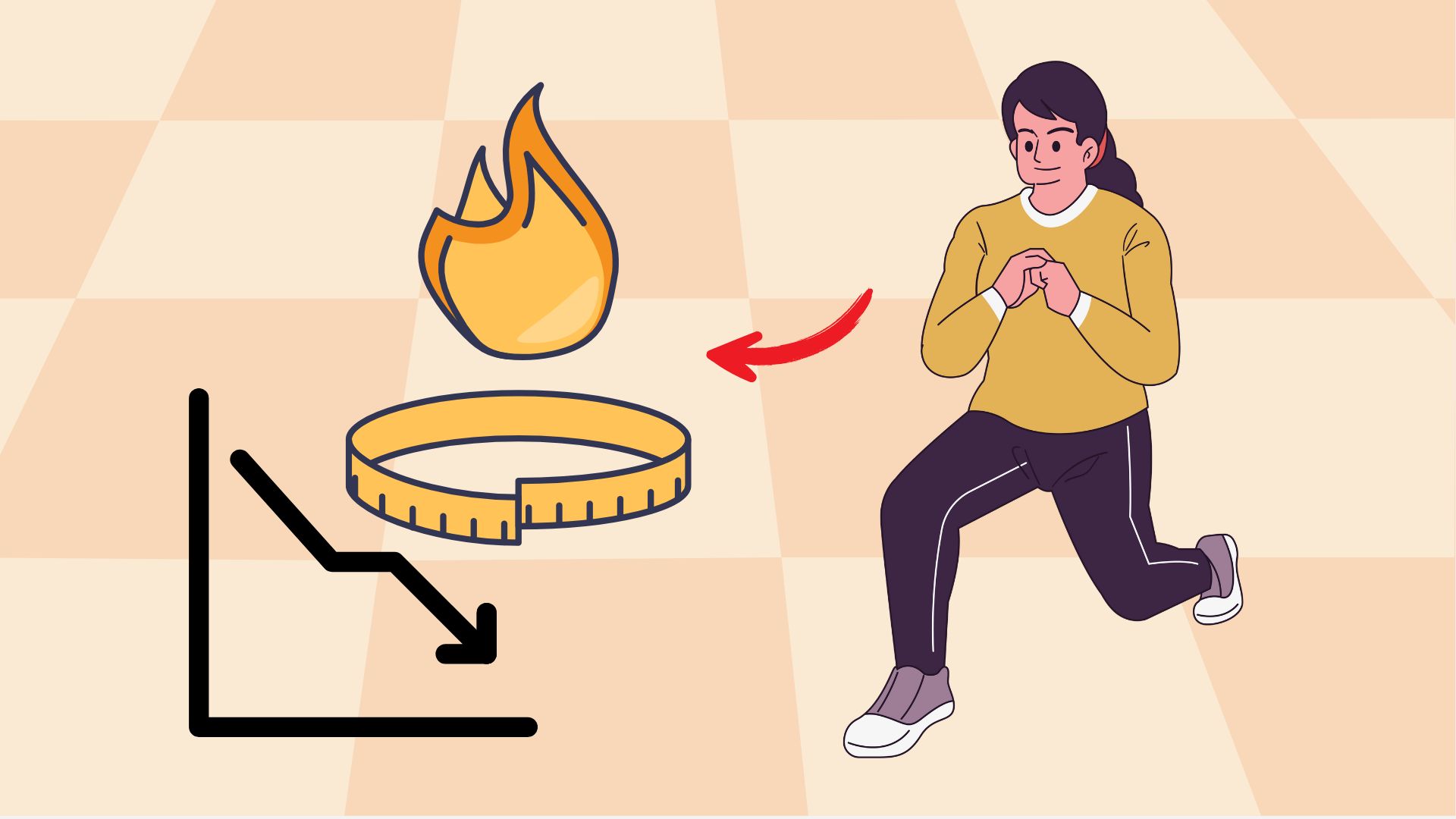 indoor walking exercises help burn fat and have a toned figure. Graphics: Thanh Thanh