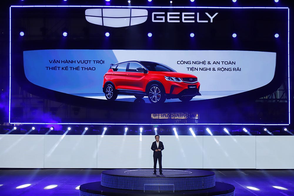 Geely launched the Vietnamese market with the first 3 products. Photo: Nhan Nguyen