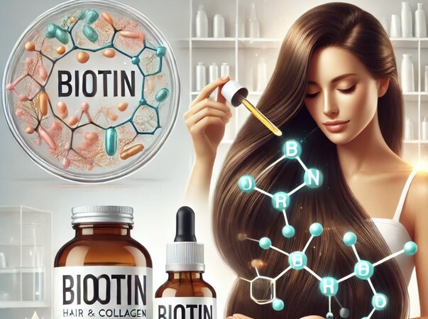 How to choose the biotin that is suitable for hair. Photo: AI