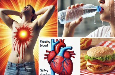 Things that should not be done in hot weather to protect the heart. Photo: AI