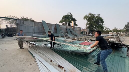 Enforcement of illegal constructions on agricultural land in Dai Mo