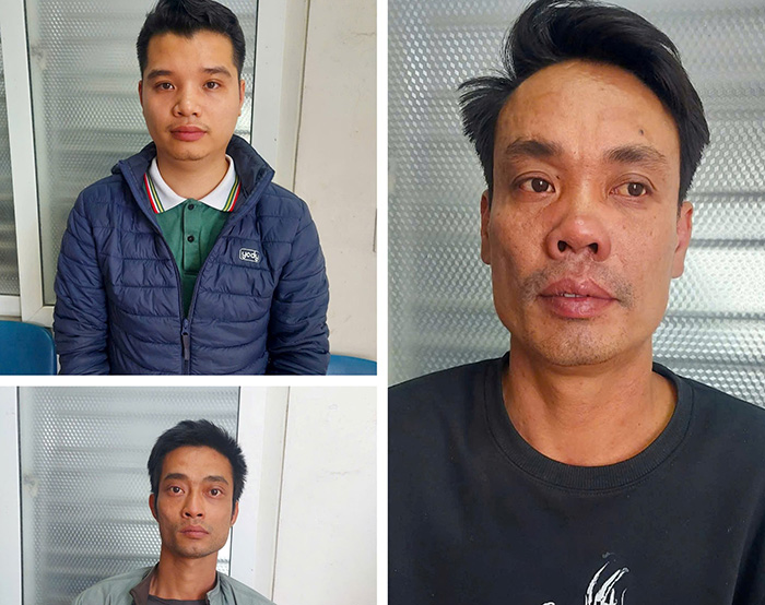 Các đối tượng bị Công an Hải Phòng xử lý. Ảnh: Công an Hải Phòng