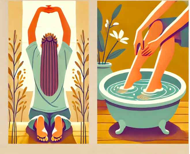 Simple ways to detoxify the body before bed. Photo AI