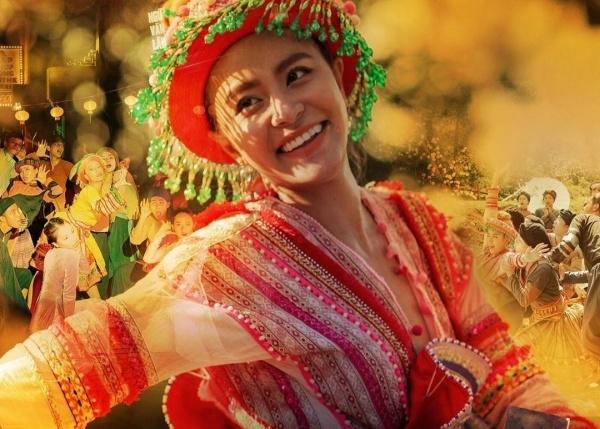 Hoang Thuy Linh used many national and indigenous cultural features in her music but did not fully show her beauty and meticulousness when bringing these materials to the Vietnamese concert. Photo: Provided by the crew