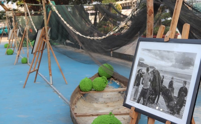 Exhibition "Da Nang - Previous and present" in Bach Dang, Hai Chau District, Da Nang City. Photo: Nguyen Linh