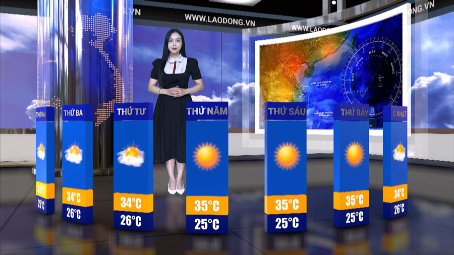 Weather forecast for next week from March 24 to March 30