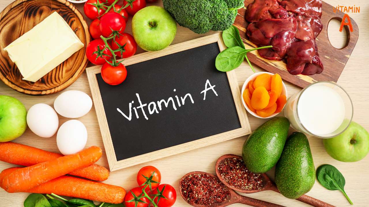 Foods rich in vitamin A. Photo: AI