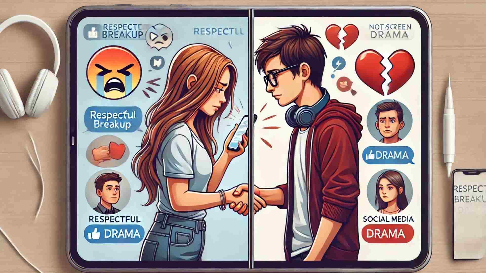 Maintaining kindness after a breakup not only helps both sides overcome it faster, but also builds a beautiful image - both in the eyes of the community and yourself. Photo: AI