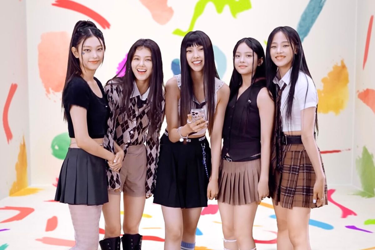 Girl group NJZ (formerly NewJeans). Photo: Cut video We are NewJeans