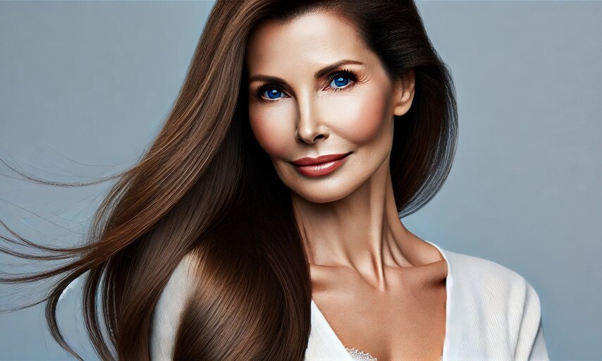 The secret to keeping hair healthy after age 50. Photo: AI