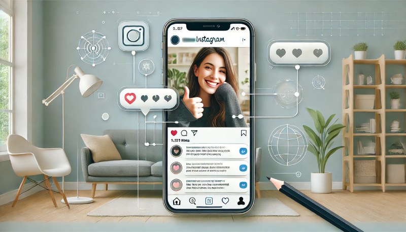 Meta is testing AI to write comments on Instagram. Illustrative photo created by AI