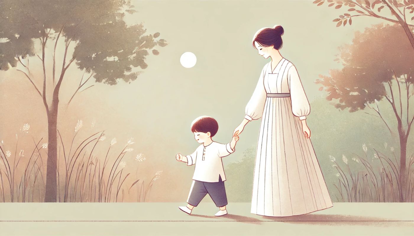 Children are the sky for mothers. Photo: ChatGPT