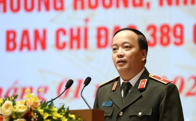 Major General Dang Hong Duc - Deputy Minister of Public Security. Photo: VGP