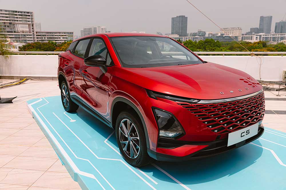 Photo: Live view of the Omoda C5 Luxury model just launched in Vietnam. Photo: Omoda & Jaecoo