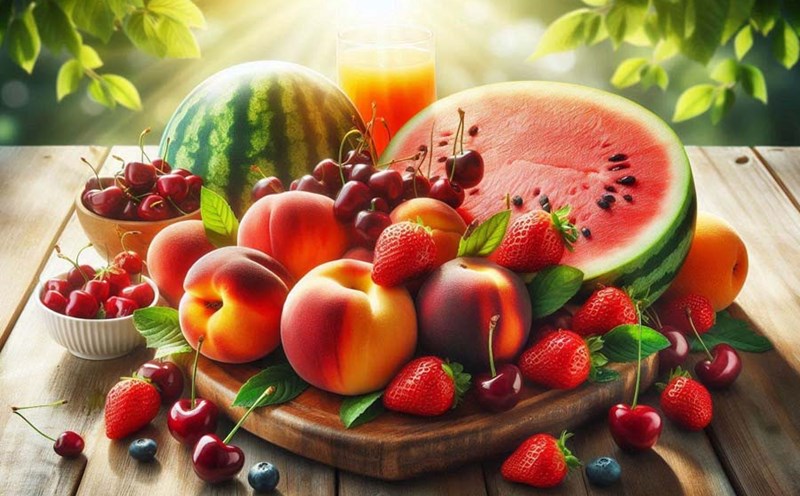 There are some types of summer fruits that are safe for diabetics, helping to provide vitamins and minerals without sudden increases in blood sugar levels. Photo - AI: Cat Tien