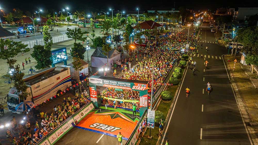 Binh Phuoc is the destination of many attractive sports events. Photo: Binh Le
