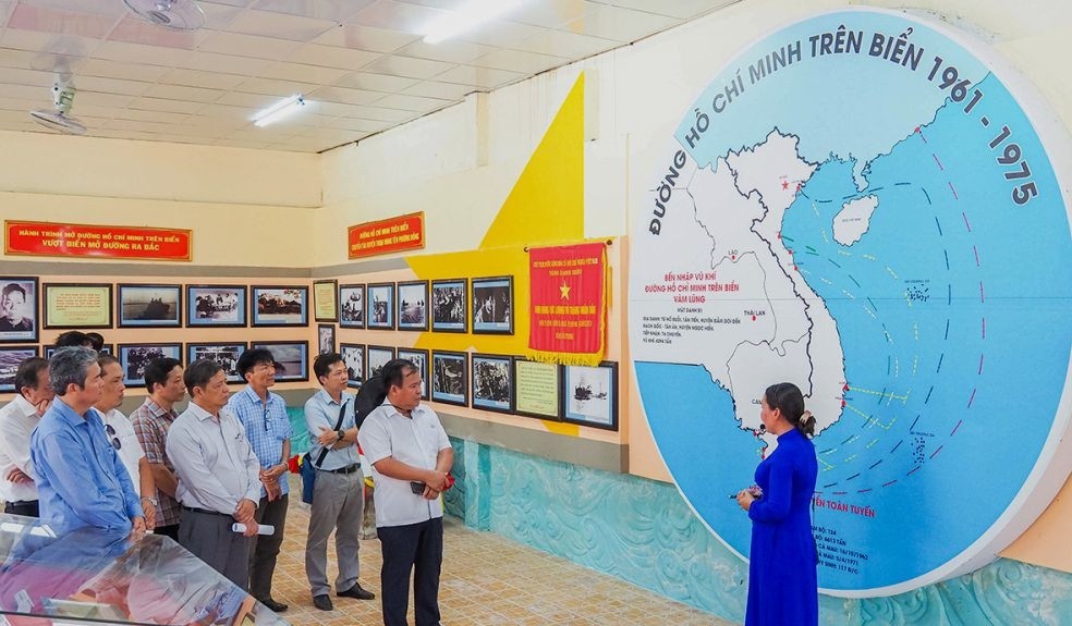 Vam Lung Wharf, Ngoc Hien District, Ca Mau will be the place to receive the Certificate of Special National Monument. Photo: Hong Phuong