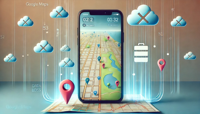 Google said a technical problem caused some users' Timeline data to be deleted. Illustrative photo created by AI