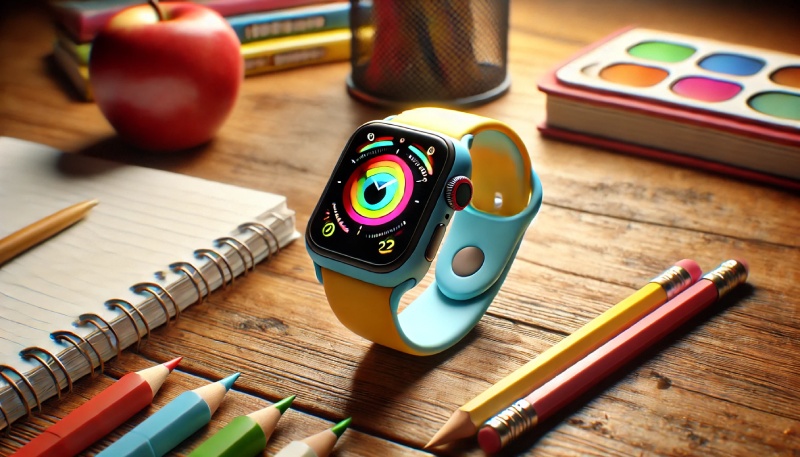 Apple's Apple Watch SE with plastic case is facing some obstacles. Illustrative photo created by AI