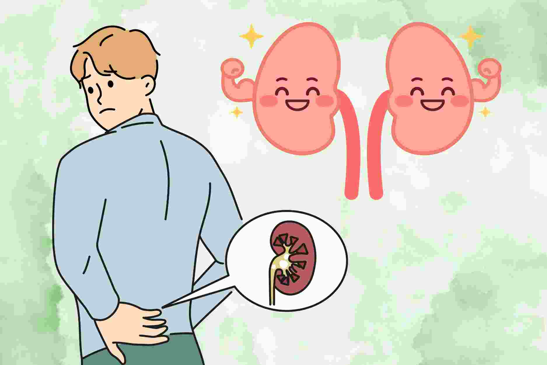 Signs of urine showing that the kidneys are recovering and detoxifying well. Graphics: Dinh Dinh