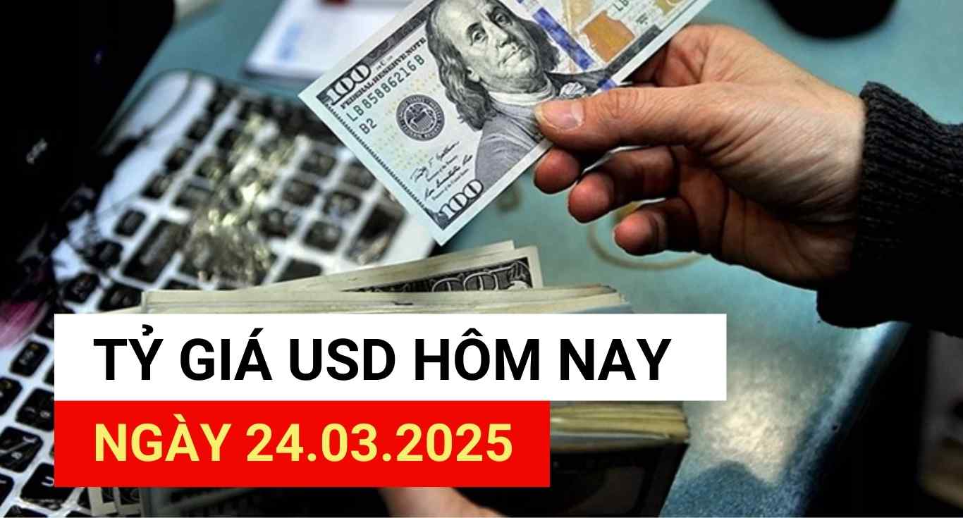 USD exchange rate today, March 24, 2025.