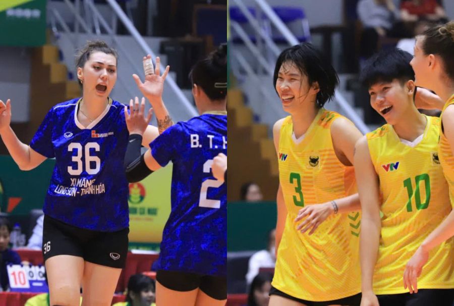VTV Binh Dien Long An will face Thanh Hoa in the 2025 National Volleyball Championship. Photo: Nguyen Vu