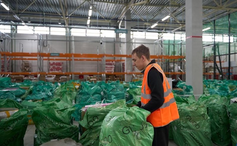 A warehouse in Blagoveshchensk, Russia, on March 21, 2025. Photo: Xinhua