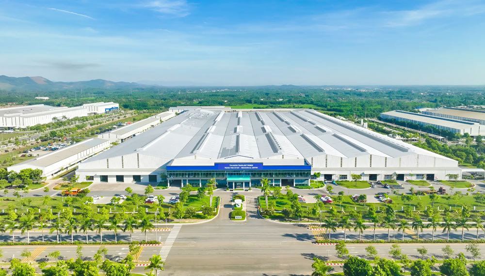 THACO INDUSTRIES Mechanical Center is a leading scale in Vietnam with a total investment of more than 400 million USD. Photo: Thaco Industries