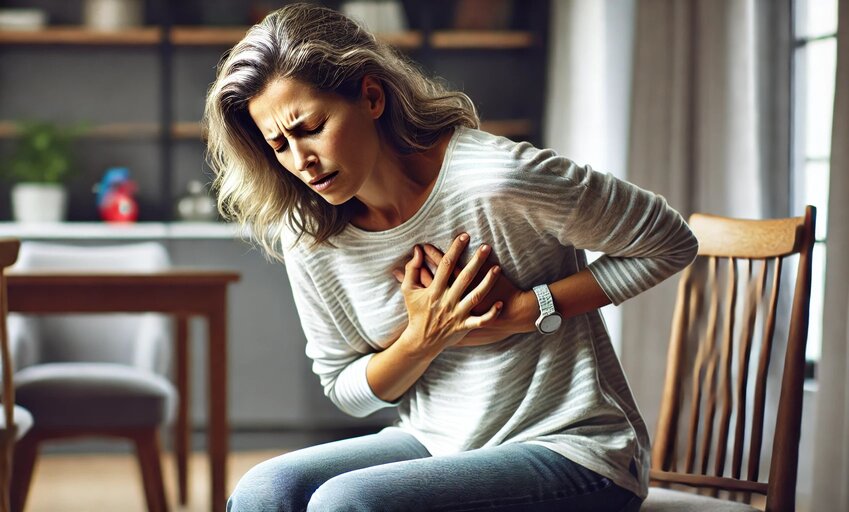 6 warning signs of unusual heart disease in women. Photo: AI