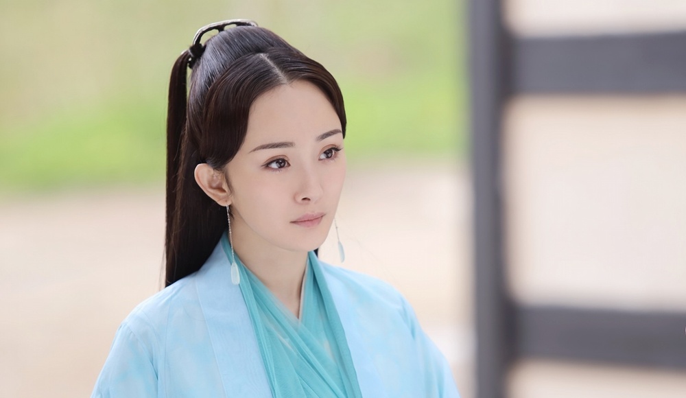 Duong Mich in the movie "Three Worlds of the Three Worlds of the Peach blossoms". Photo: Film producer