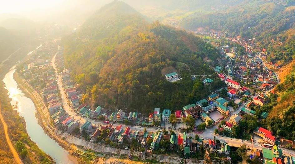 It is expected that Ky Son district (Nghe An) will have 8 commune-level administrative units after the arrangement. Photo: Hong Son