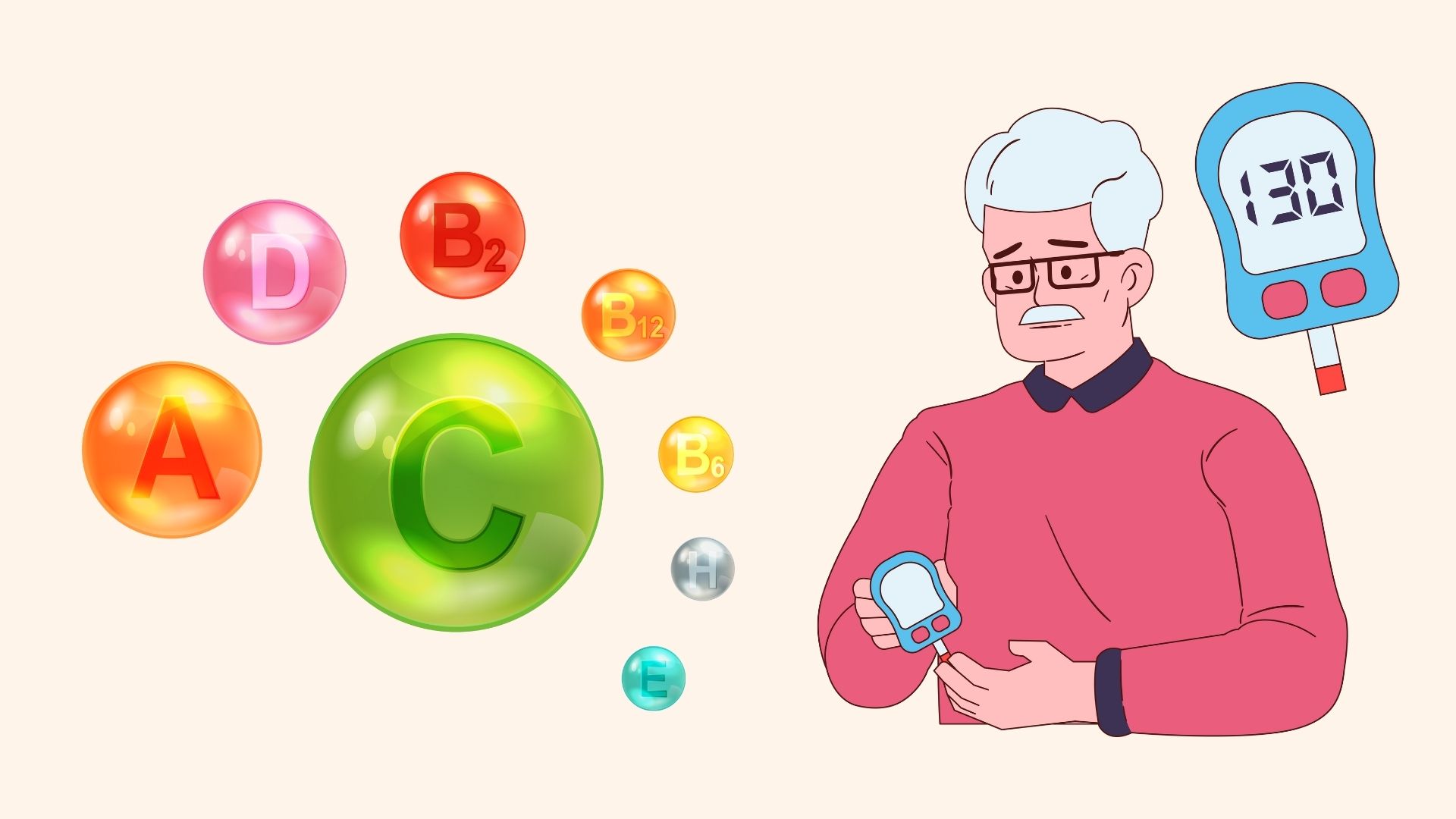 The necessity and ways to increase vitamins for diabetics. Graphics: Minh Chau