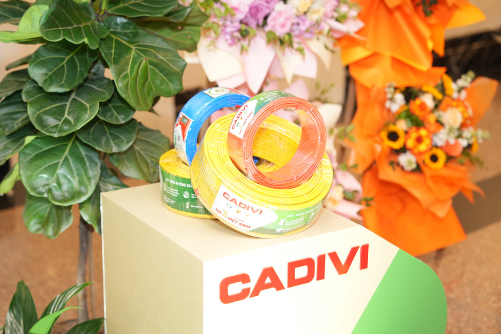 CADIVI launched an environmentally friendly electrical wiring product line, using LF lead-free and LSHF anti-lock insulation materials. Photo: Provided by the enterprise