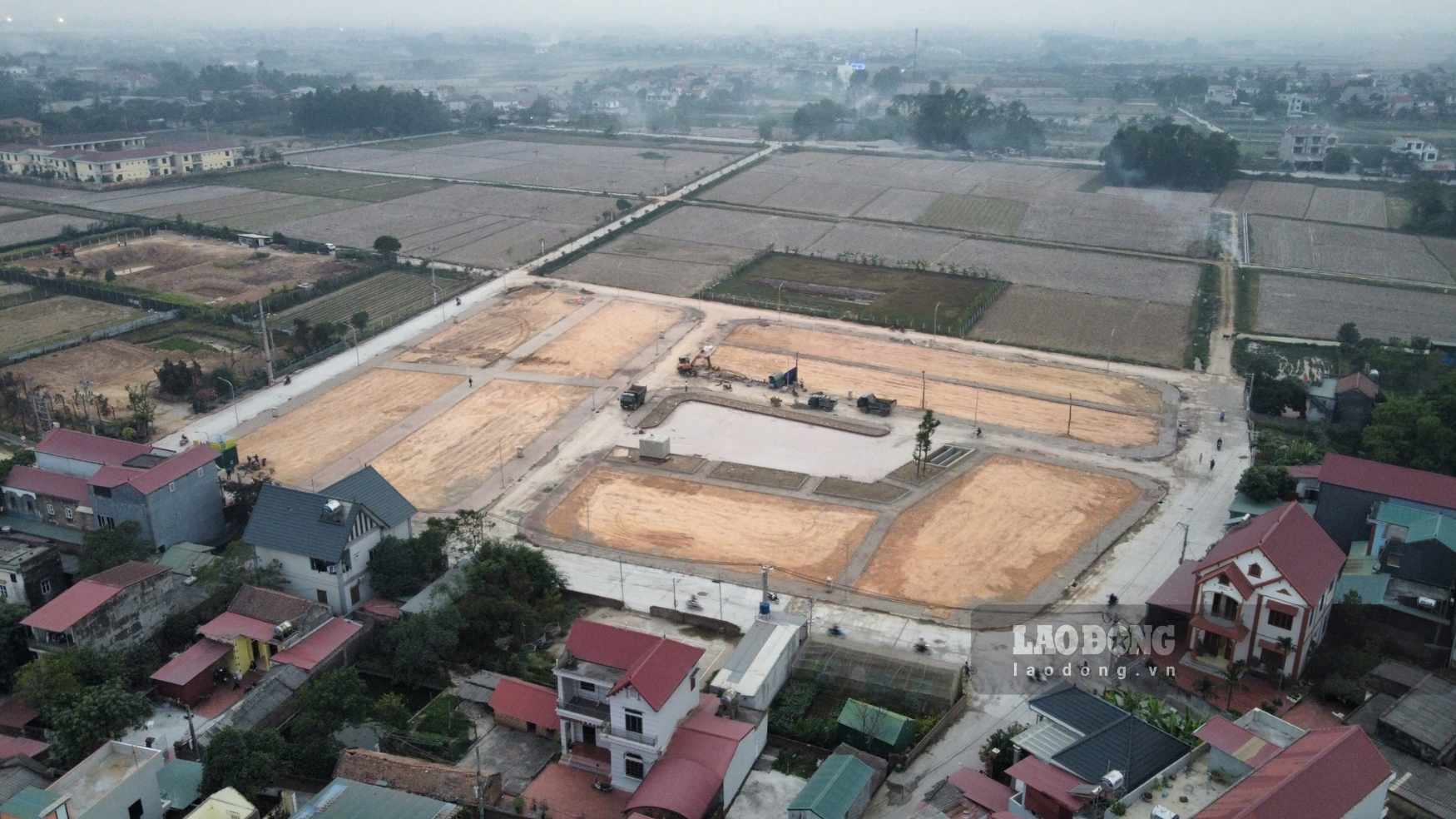 Auctioned land in Soc Son, Hanoi. Photo: Nhu Ha