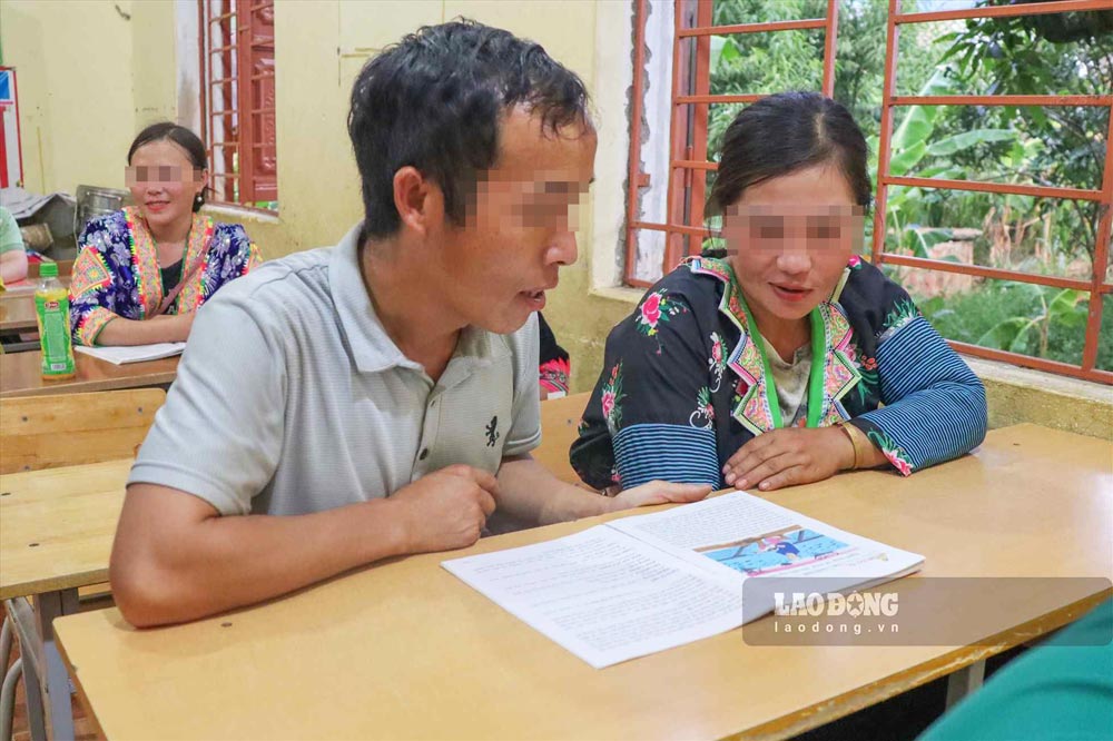 Cao Bang province has just issued a plan to improve the effectiveness of illiteracy in ethnic minority areas. Illustrative photo: Minh Chuyen