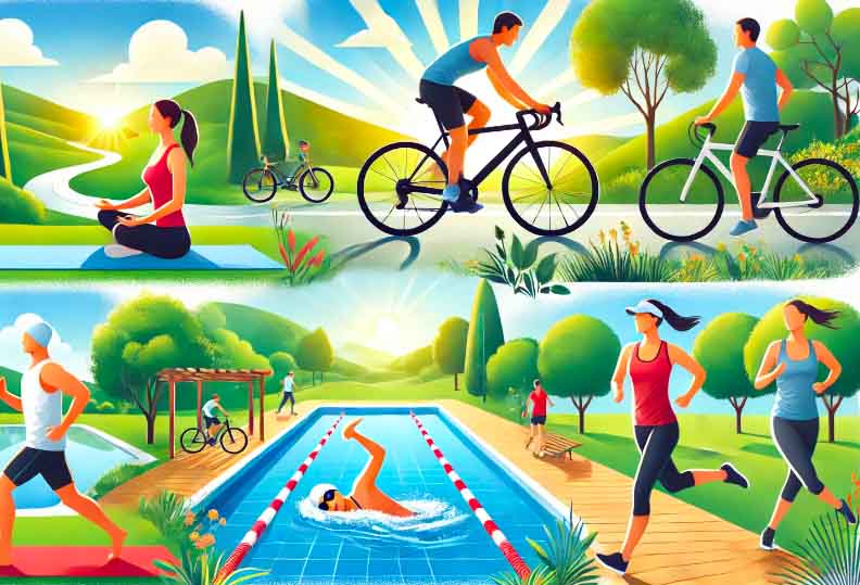 Some exercises that are good for the liver. Photo AI