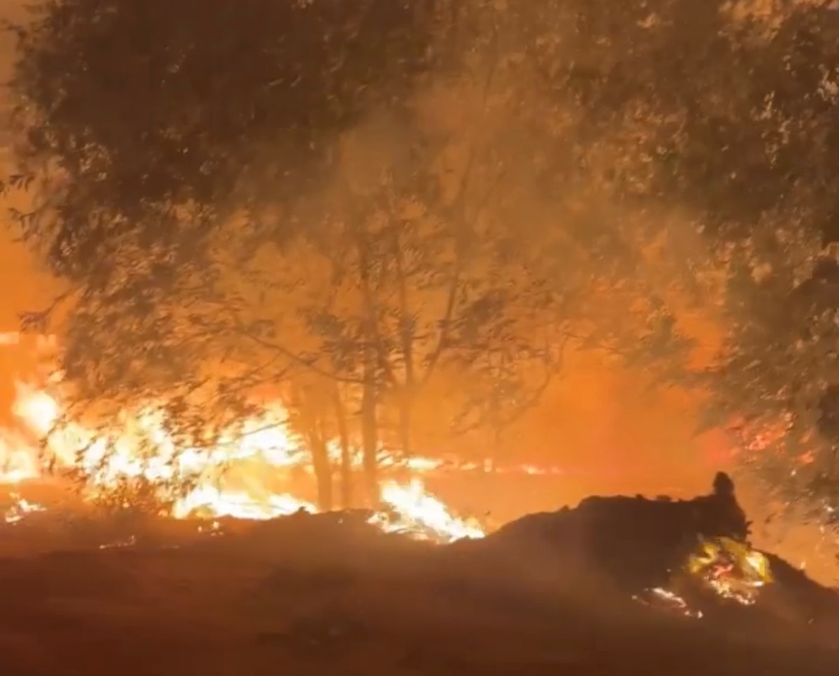 The time the fire broke out. Photo: Duy Tuan