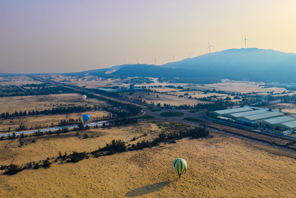 Overview of Nhon Hoi Economic Zone in Binh Dinh. Photo: Dung Nhan