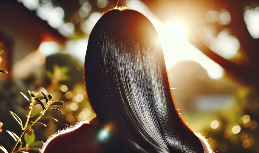 3 natural measures to protect hair from the sun. Photo: AI