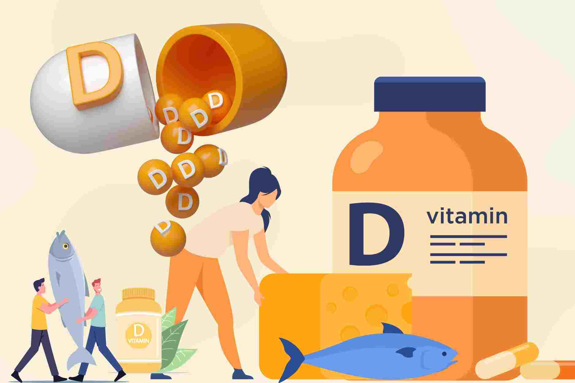 Signs of vitamin D deficiency. Graphics: Dinh Dinh