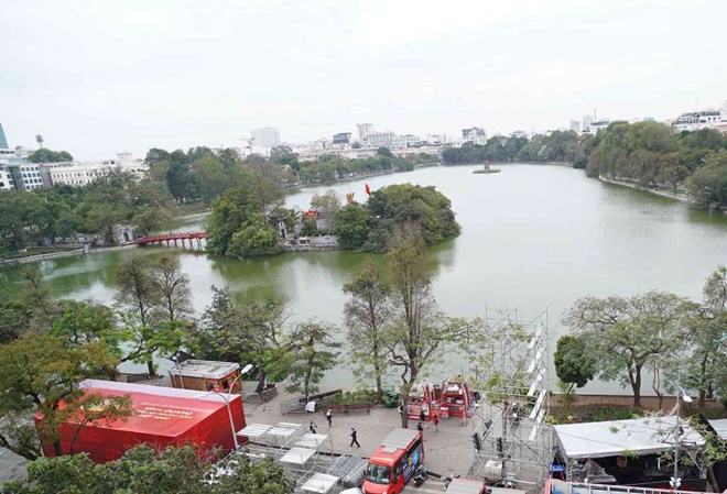 Hoan Kiem Lake area. Photo: Khanh An