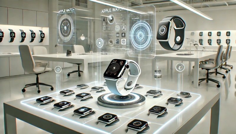 Apple Watch may be integrated with a camera. Illustrative photo created by AI