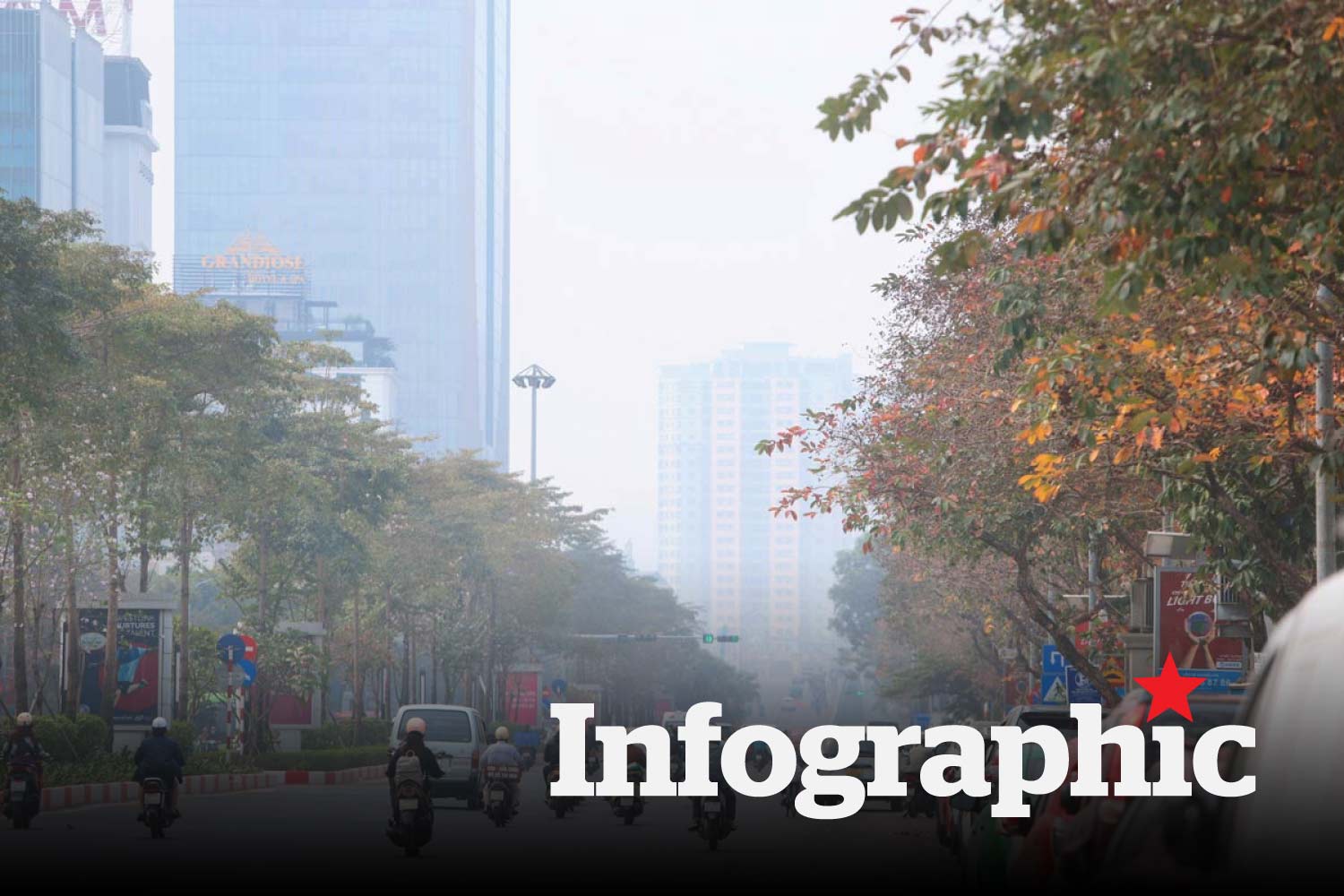 Chất lượng không khí 25.3: Ô nhiễm Hà Nội chưa cải thiện