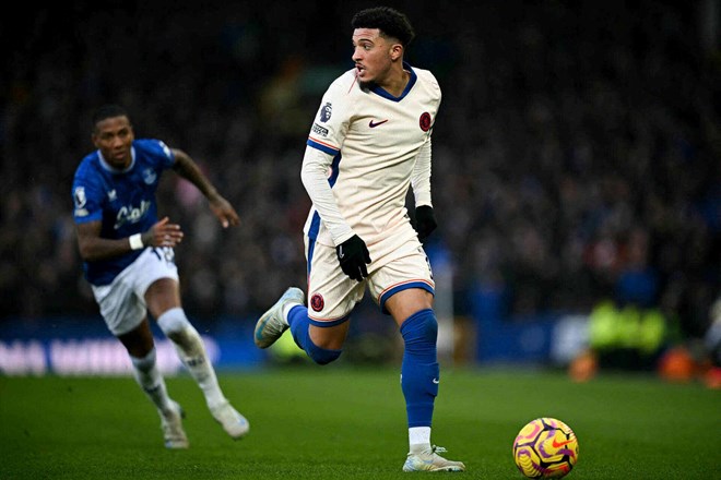 Jadon Sancho could be returned to Man United by Chelsea this summer. Photo: AFP