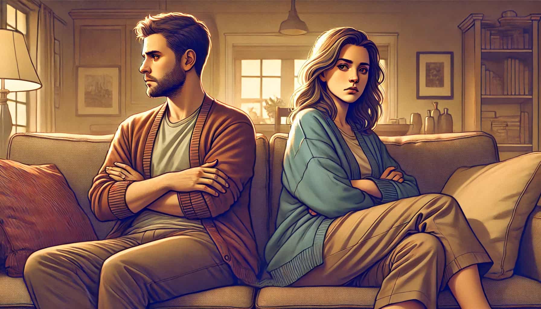 Warning signs that the relationship may be over. Photo: AI