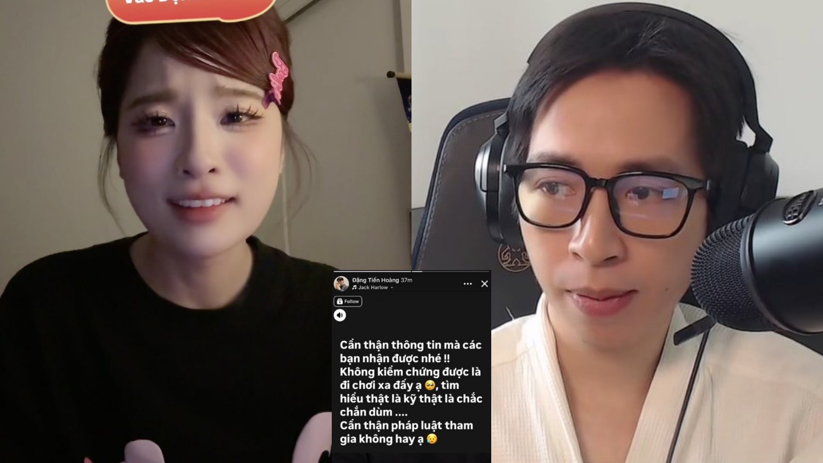 ViruSs continuously denied the information published by his ex-girlfriend. Photo: Cut from video