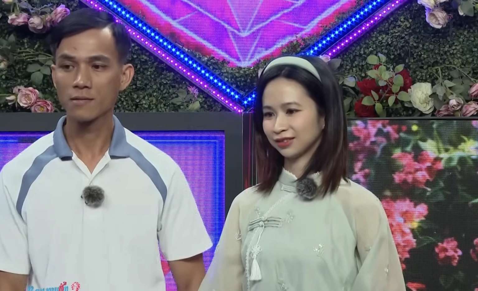 The couple at "You want to date". Photo: MCV Producer.