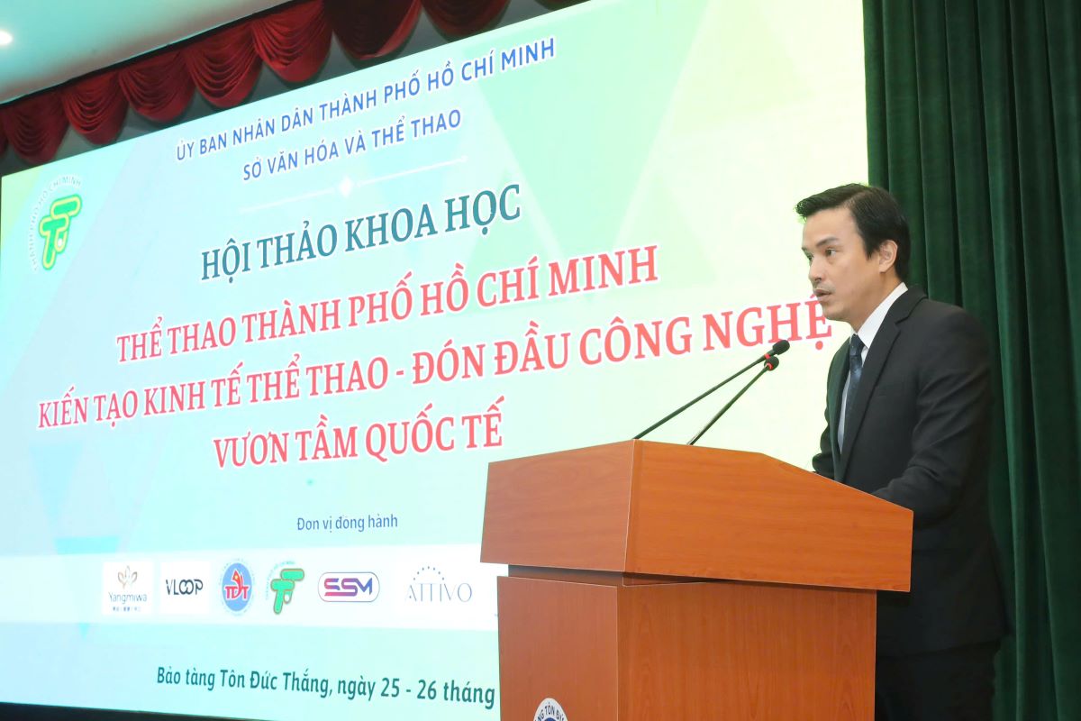 Ho Chi Minh City Sports aims to reach international standards through a scientific conference on sports economics and technology application. Photo: Phuong Dung