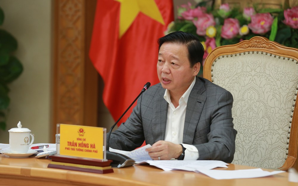 Member of the Party Central Committee, Deputy Prime Minister Tran Hong Ha chaired the meeting. Photo: VGP